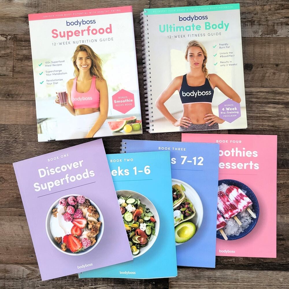 BodyBoss Ultimate Body + Superfood Nutrition Guide Box Set - 12-Week Plan